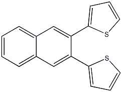 2-[3-(2-thienyl)-2-naphthyl]thiophene Struktur