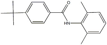 4-tert-butyl-N-(2,6-dimethylphenyl)benzamide Struktur