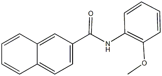 N-(2-methoxyphenyl)-2-naphthamide Struktur