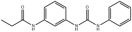 N-{3-[(anilinocarbonyl)amino]phenyl}propanamide Struktur