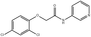 2-(2,4-dichlorophenoxy)-N-(3-pyridinyl)acetamide Struktur