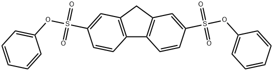 diphenyl 9H-fluorene-2,7-disulfonate Struktur