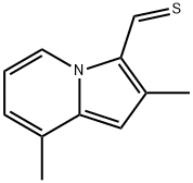 2,8-dimethyl-3-indolizinecarbothialdehyde Struktur