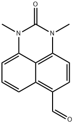 1,3-dimethyl-2-oxo-2,3-dihydro-1H-perimidine-6-carbaldehyde Struktur