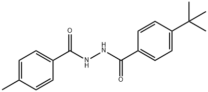 4-tert-butyl-N'-(4-methylbenzoyl)benzohydrazide Struktur