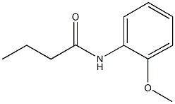 N-(2-methoxyphenyl)butanamide Struktur