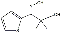 2-hydroxy-2-methyl-1-(2-thienyl)-1-propanone oxime Struktur