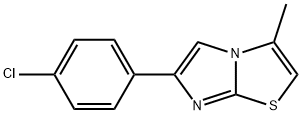 6-(4-chlorophenyl)-3-methylimidazo[2,1-b][1,3]thiazole Struktur