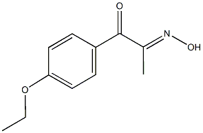 1-(4-ethoxyphenyl)-1,2-propanedione 2-oxime Struktur