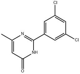 2-(3,5-dichlorophenyl)-6-methyl-4(3H)-pyrimidinone Struktur