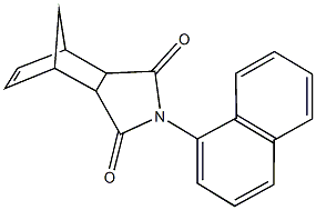 4-(1-naphthyl)-4-azatricyclo[5.2.1.0~2,6~]dec-8-ene-3,5-dione Struktur