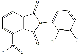 2-(2,3-dichlorophenyl)-4-nitro-1H-isoindole-1,3(2H)-dione Struktur