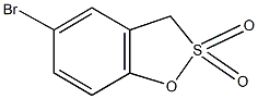 5-bromo-3H-1,2-benzoxathiole 2,2-dioxide Struktur