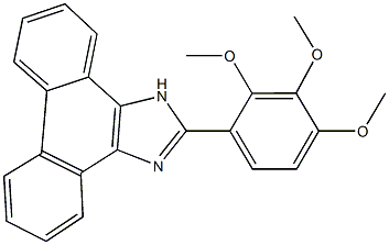 2-(2,3,4-trimethoxyphenyl)-1H-phenanthro[9,10-d]imidazole Struktur