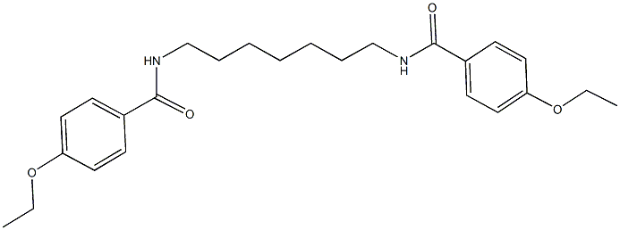 4-ethoxy-N-{7-[(4-ethoxybenzoyl)amino]heptyl}benzamide Struktur