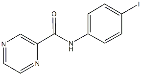 N-(4-iodophenyl)pyrazine-2-carboxamide Struktur