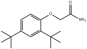 2-[2,4-di(tert-butyl)phenoxy]acetamide Struktur