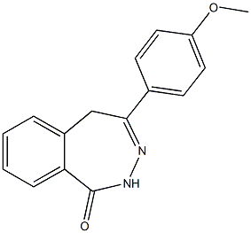 4-(4-methoxyphenyl)-2,5-dihydro-1H-2,3-benzodiazepin-1-one Struktur