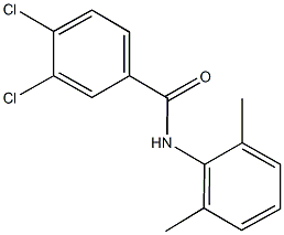 3,4-dichloro-N-(2,6-dimethylphenyl)benzamide Struktur