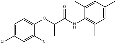 2-(2,4-dichlorophenoxy)-N-mesitylpropanamide Struktur