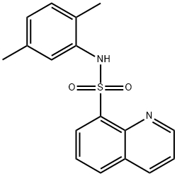 N-(2,5-dimethylphenyl)-8-quinolinesulfonamide Struktur