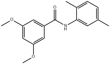 N-(2,5-dimethylphenyl)-3,5-dimethoxybenzamide Struktur