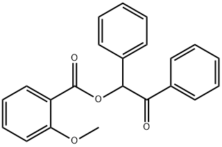 2-oxo-1,2-diphenylethyl 2-methoxybenzoate Struktur