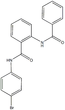 2-(benzoylamino)-N-(4-bromophenyl)benzamide Struktur