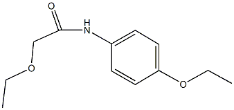 2-ethoxy-N-(4-ethoxyphenyl)acetamide Struktur