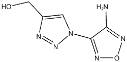 [1-(4-amino-1,2,5-oxadiazol-3-yl)-1H-1,2,3-triazol-4-yl]methanol Struktur