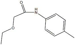 2-ethoxy-N-(4-methylphenyl)acetamide Struktur