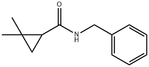 N-benzyl-2,2-dimethylcyclopropanecarboxamide Struktur