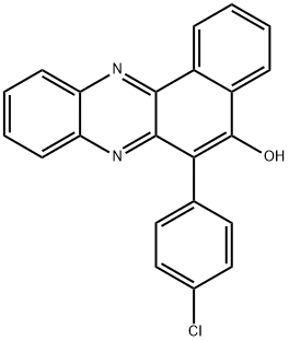 6-(4-chlorophenyl)benzo[a]phenazin-5-ol Struktur