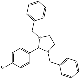 1,3-dibenzyl-2-(4-bromophenyl)imidazolidine Struktur