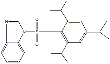 1-[(2,4,6-triisopropylphenyl)sulfonyl]-1H-benzimidazole Struktur