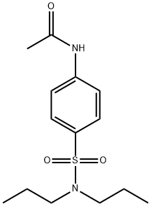 N-{4-[(dipropylamino)sulfonyl]phenyl}acetamide Struktur