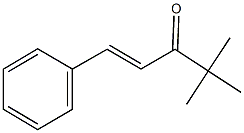 4,4-dimethyl-1-phenyl-1-penten-3-one Struktur