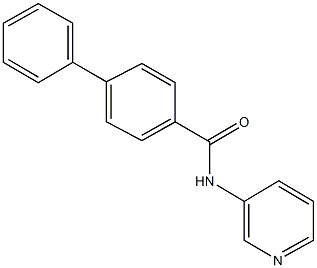 N-(3-pyridinyl)[1,1'-biphenyl]-4-carboxamide Struktur