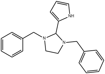 1,3-dibenzyl-2-(1H-pyrrol-2-yl)imidazolidine Struktur