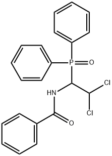 N-[2,2-dichloro-1-(diphenylphosphoryl)ethyl]benzamide Struktur