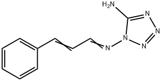 N-(5-amino-1H-tetraazol-1-yl)-N-(3-phenyl-2-propenylidene)amine Struktur