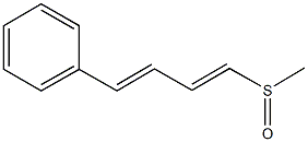 methyl 4-phenylbuta-1,3-dienyl sulfoxide Struktur