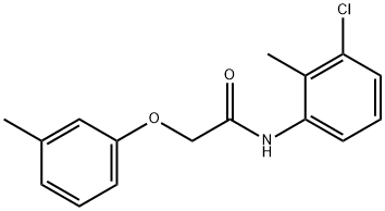 N-(3-chloro-2-methylphenyl)-2-(3-methylphenoxy)acetamide Struktur