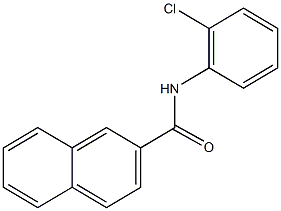 N-(2-chlorophenyl)-2-naphthamide Struktur