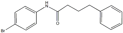 N-(4-bromophenyl)-4-phenylbutanamide Struktur