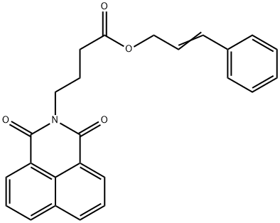 cinnamyl 4-(1,3-dioxo-1H-benzo[de]isoquinolin-2(3H)-yl)butanoate Struktur