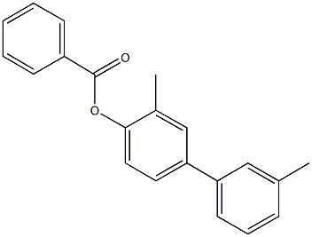 3,3'-dimethyl[1,1'-biphenyl]-4-yl benzoate Struktur