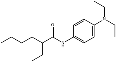 N-[4-(diethylamino)phenyl]-2-ethylhexanamide Struktur