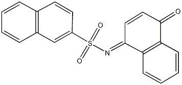 N-(4-oxo-1(4H)-naphthalenylidene)-2-naphthalenesulfonamide Struktur