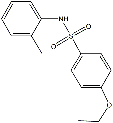 4-ethoxy-N-(2-methylphenyl)benzenesulfonamide Struktur